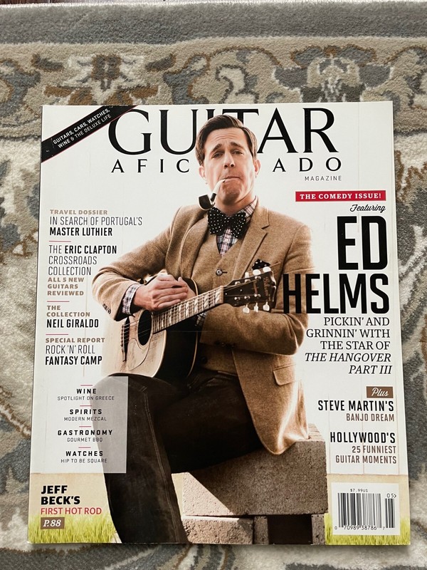Guitar Aficionado Magazine Ed Helms 2013 May/Jun Vol 5/No.3