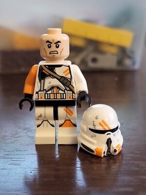Lego Star Wars 212th Airborne Clone Trooper Minifigure 75036 Utapau Orange 