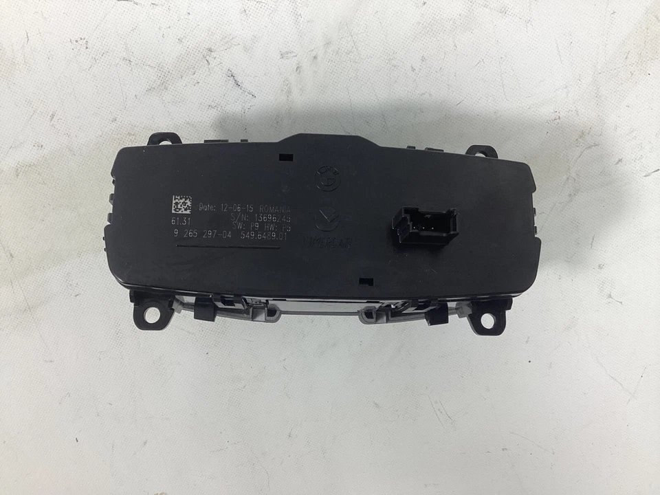 2015-2018 BMW M4 HEADLIGHT CONTROL SWITCH PANEL W/ BLACK TRIM 926529704 OEM . - Image 2 of 4