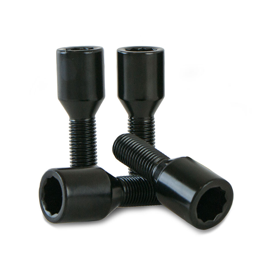 Precision Black Slim Fit Tuner Wheel Nuts For Vauxhall Astra