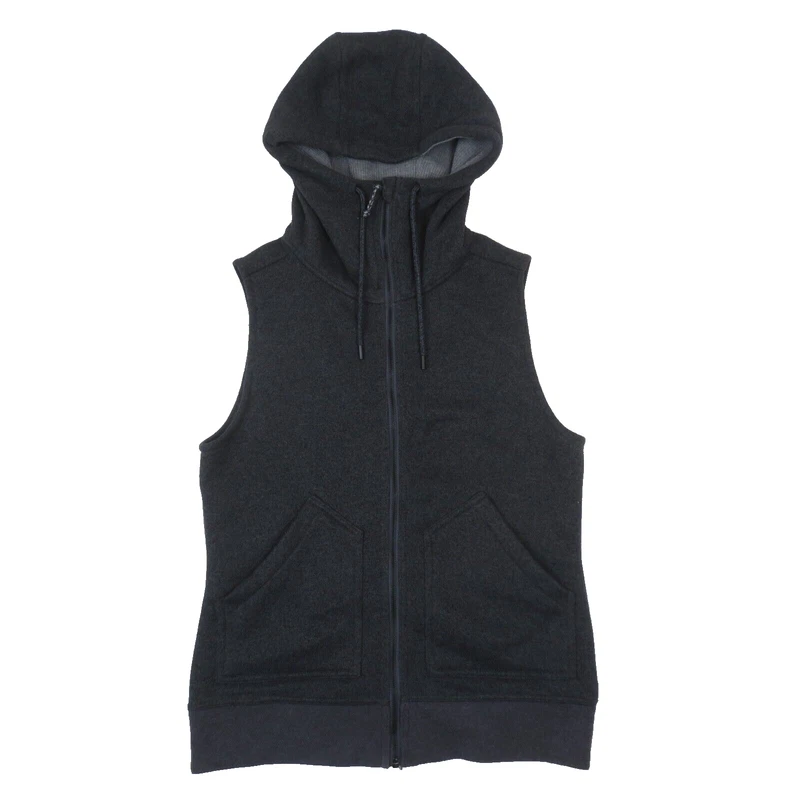 burton hoodie vest full zip sleeveless snowboard hoodie