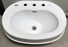 Toto LT750.8 01 Mercer 8" Sink, White- ONLY LOCAL PICK UP