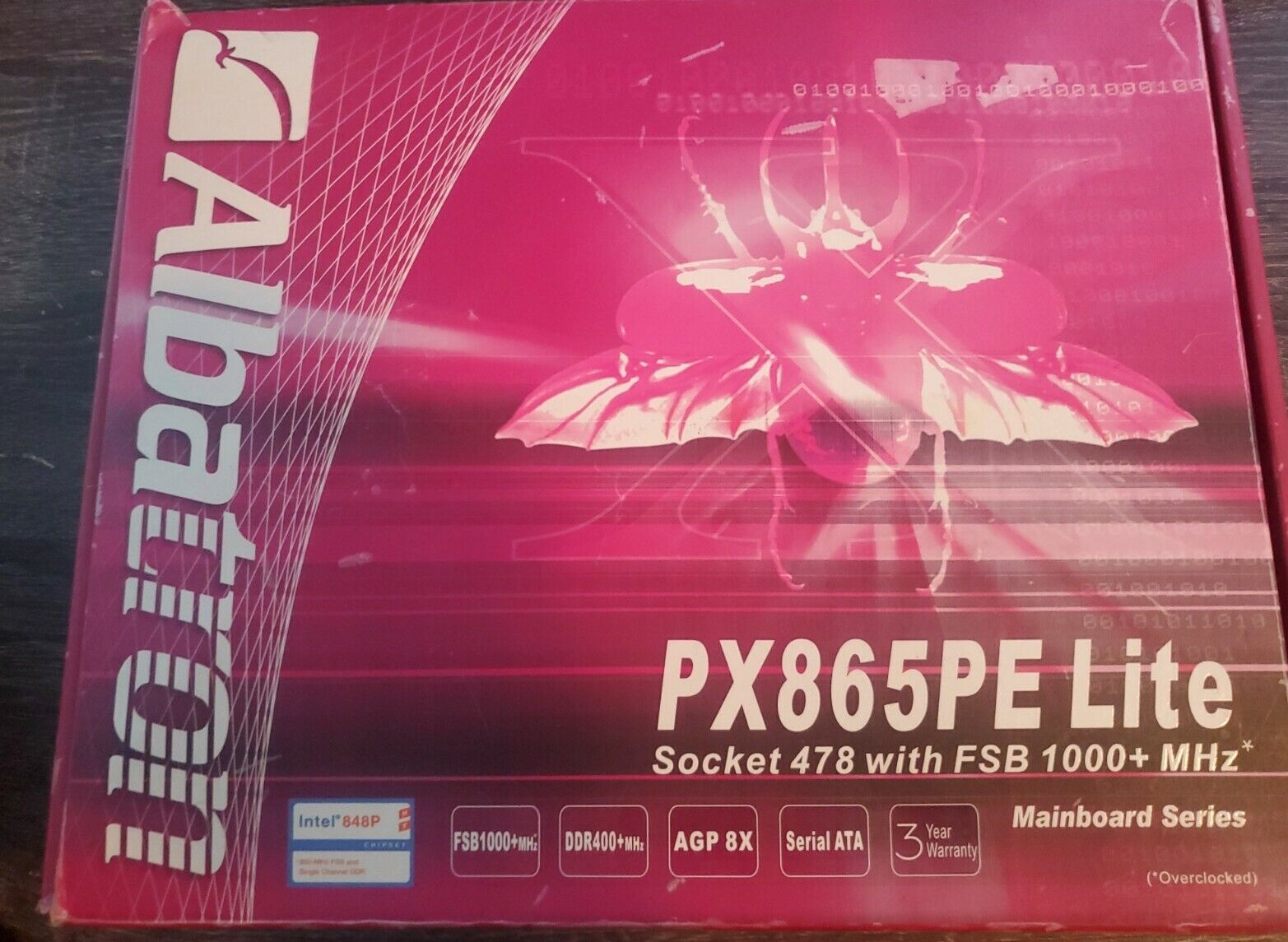 Albatron PX865PE Lite Pro ATX PC Computer Motherboard Intel Socket/Socket 478