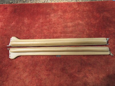 Pair MG Driver's & Passenger's Tan Door Top Rails Caps w/Brackets | eBay