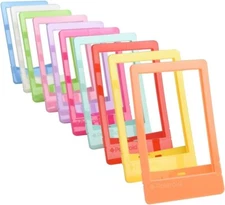 Zink 10 Colorful Mini Photo Picture Frames for 2" X 4” Photo Prints