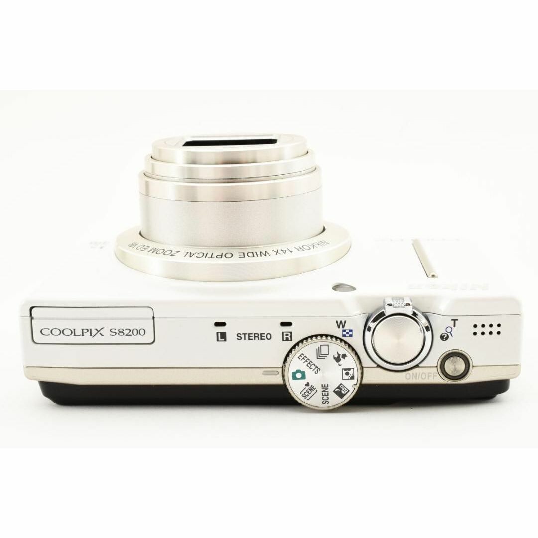 Nikon COOLPIX S8200 White Digital Camera 16.1MP 14x Optical Nikon COOLPIX S8200 White Digital Camera 16.1MP 14x Optical