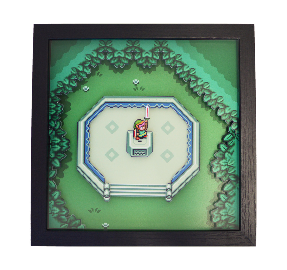 The Legend of Zelda: Ocarina Of Time 9in x 11in 3D Shadow Box