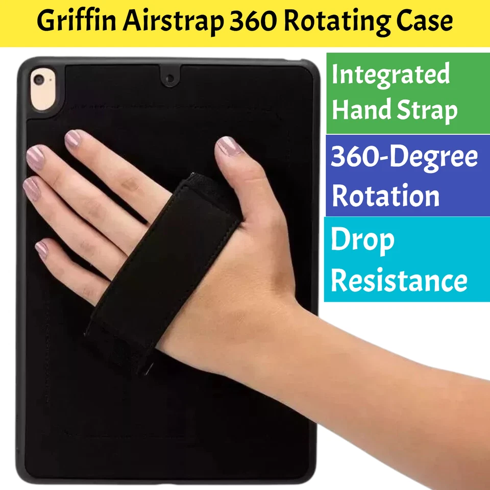 Griffin iPad 6th/5th/Pro/Air 2nd Generation Gen Case (9.7-inch) Shockproof Cover - Image 3 of 4
