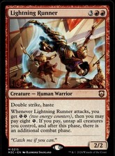 Lightning Runner #215 MTG Modern Horizons 3 NM X1