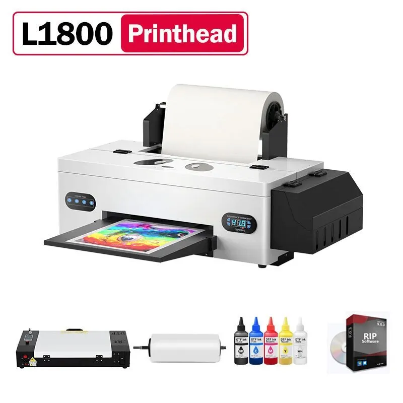 High Quality Stable A3 L1800 Dtf Transfer Printer For  T-Shirts,Hoodie,Fabrics