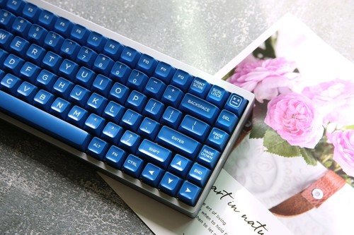 140 Keys Klein Blue SA Profile Doubleshot PBT Keycap Set - Picture 4 of 9