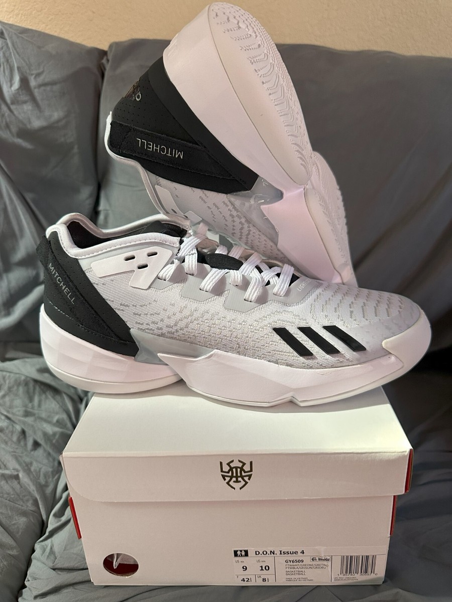 Size 9 - adidas D.O.N. Issue #4 White Grey for sale online Size 9 - adidas D.O.N. Issue #4 White Grey for sale online