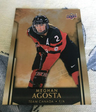 MEGHAN AGOSTA #92 ERROR MISPRINT UD TIM HORTONS LEGENDS 2023