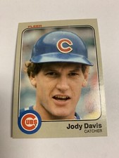 1983 Fleer Chicago Cubs Jody Davis