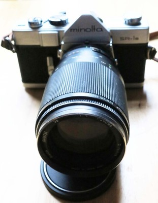 Minolta Sr 1s Chrome Camera Body With Sigma Minitel 0mm F1 4 Lens Ebay