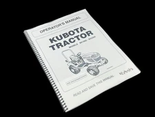 Kubota BX1850 BX2350 Operator's Manual: 81 Pages & Coil Bound