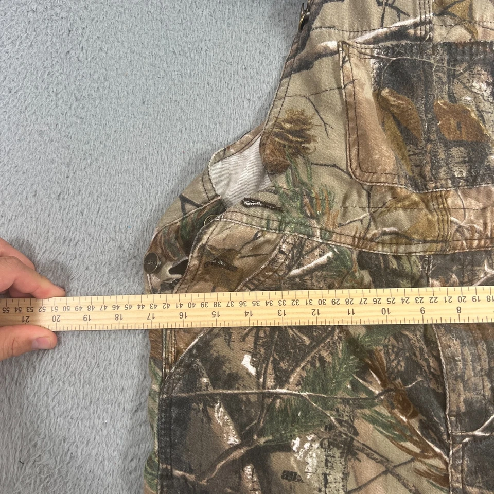Винтажный молодежный комбинезон Realtree L камуфляжный охотничий нагрудник - Изображение 4 из 4