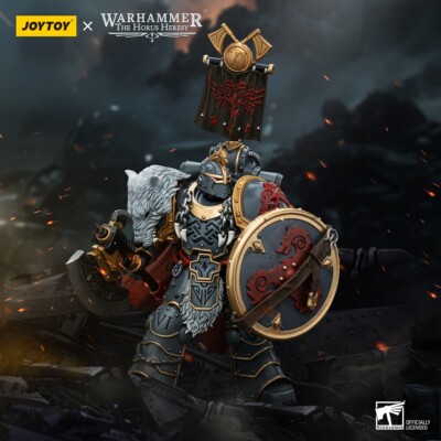 [IN STOCK]JOYTOY 1/18 Warhammer Space Wolves Legion Praetor Model