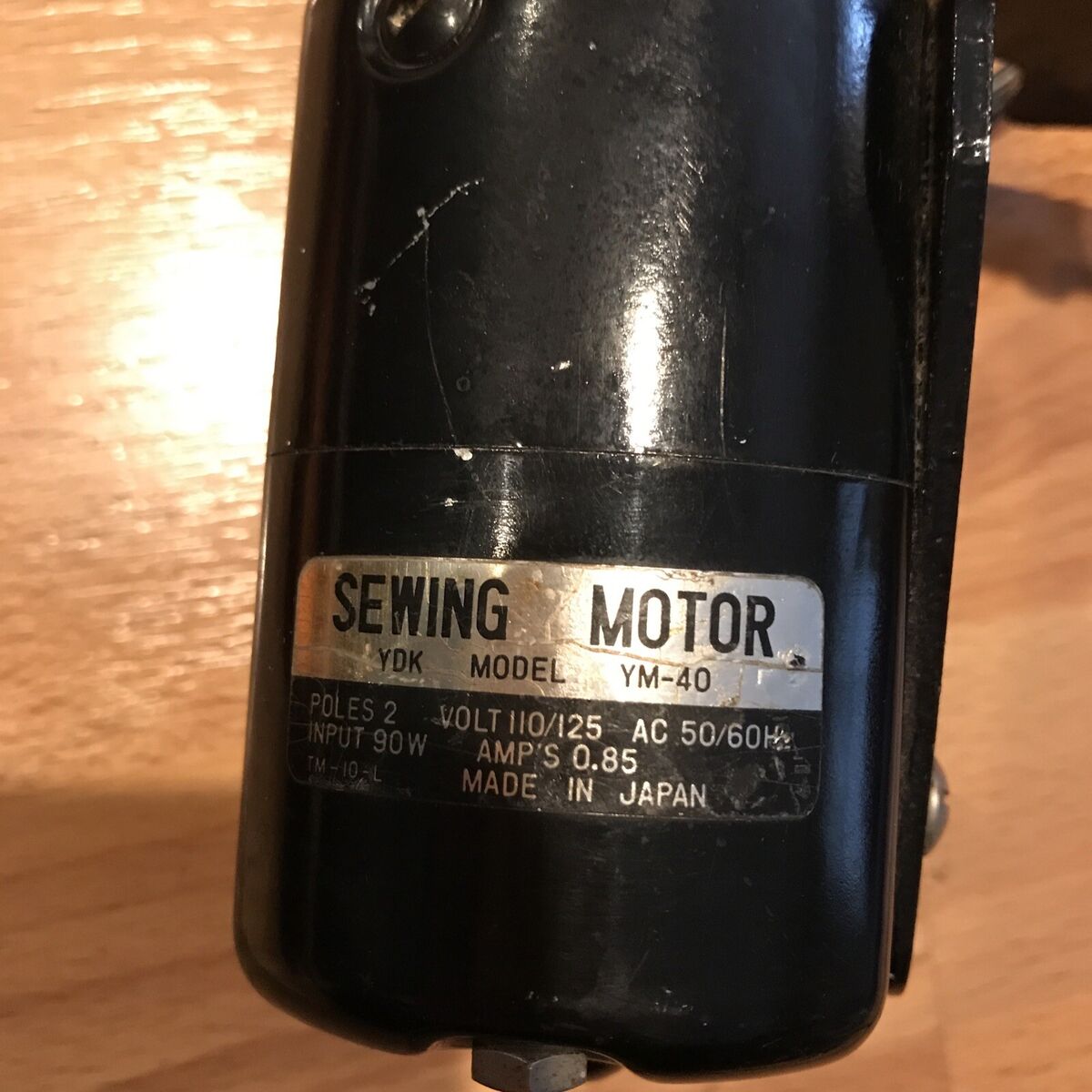 VTG SEWING MACHINE MOTOR YDK MODEL YM-40W MADE IN JAPAN NOT VTG SEWING MACHINE MOTOR YDK MODEL YM-40W MADE IN JAPAN NOT