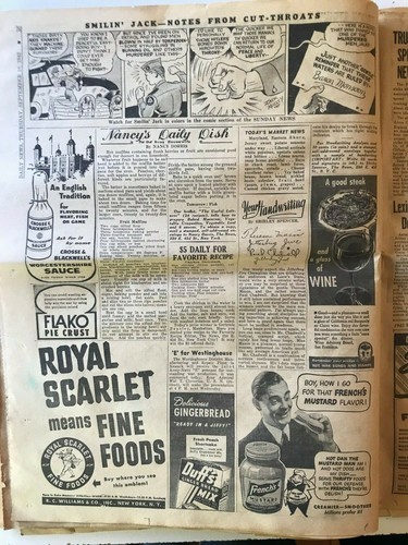 VINTAGE DAILY NEWS 10 WRZEŚNIA 1942 VOL. 24. NO. 66 - Zdjęcie 10 z 12