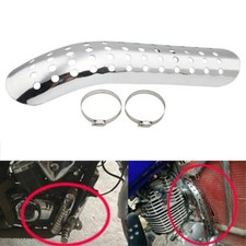 Gebogen Auspuff Hitzeschutz Universal Hitzeschutzblech Schild Motorrad Universal