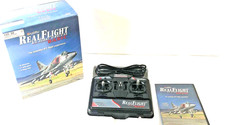 Great Planes Real Flight R/C Flight Simulator Basic W/ DVD Controller New Open