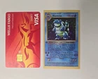 Credit Card SMART Sticker Blastoise Base Set Pokémon Card Decal