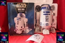 STAR WARS R2-D2 TELEPHONE 1997 TELEMANIA BOX PRINTED UPSIDE DOWN ON 2 SIDES ERRO