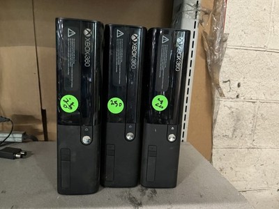 Lot of 3 Xbox 360 E Console Black Model 1538 Tested Working Console Only