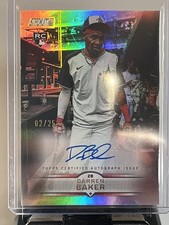 2025 Topps Stadium Club Darren Baker Rainbow Foil RC Auto 02/25 SCBA-DB Wash