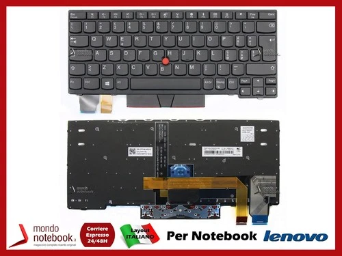 Tastiera Italiana Lenovo Thinkpad X280 A285 X395 X390 L13 Yoga L13 - 01YP057