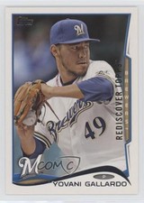2017 Topps Rediscover Buybacks Gold Yovani Gallardo Yovanni #2014-388 fm0