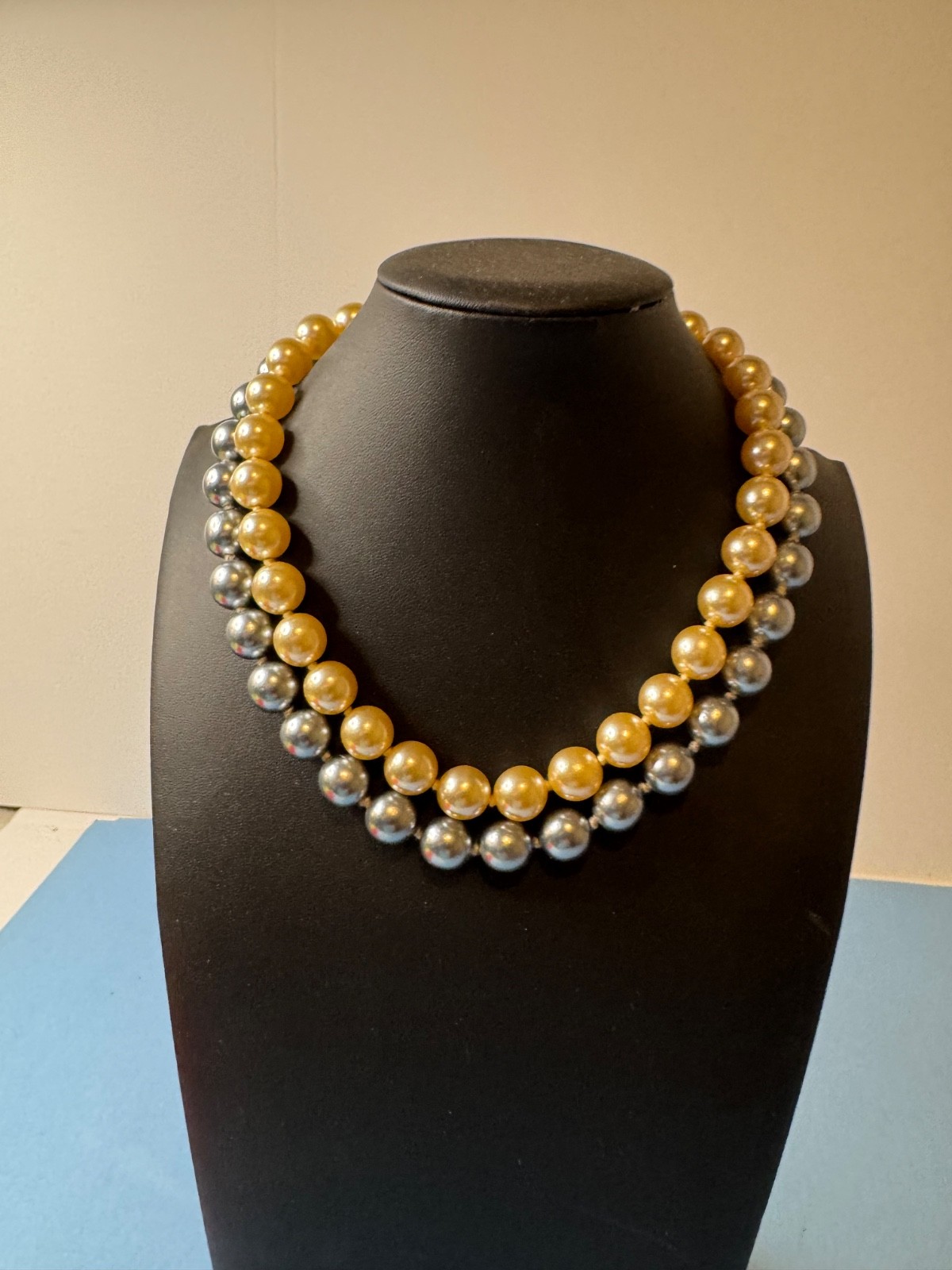 Vintage KJL Kenneth Jay Lane Multi Color Faux Pea… - image 1