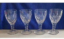 Beautiful Set Of 4 X 'Stuart Crystal' Port Glasses CARLINGFORD Pattern (Signed)