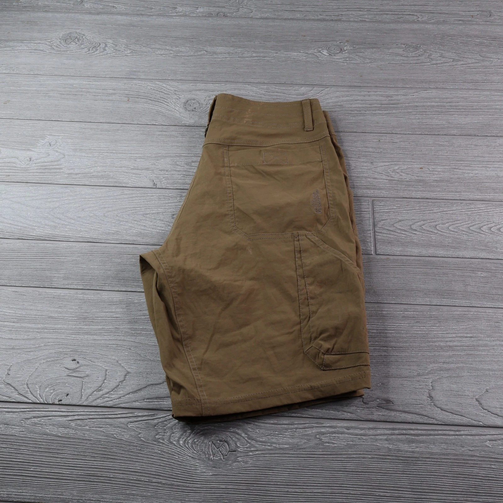 Kuhl Renegade Shorts Men's Size 30 Brown Hiking Stretch Cargo Pocket