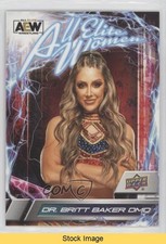 2023 Upper Deck AEW All Elite Wrestling Women Dr DMD Britt Baker READ so2