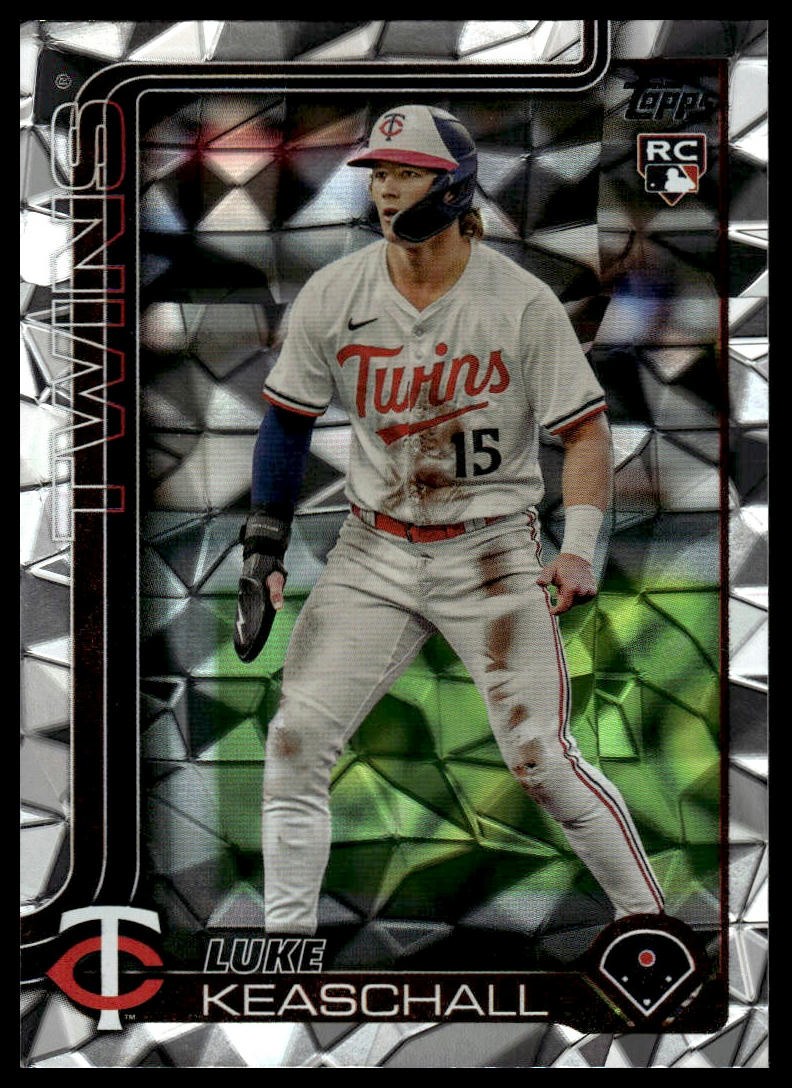 Luke Keaschall 2025 Topps Update #US16 Diamante Foil RC Minnesota Twins