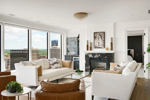 Crystorama Lighting Group 138 Calypso 6 Light 20"W Flush Mount - Chrome - Picture 2 of 12