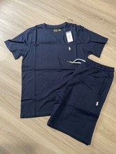 Men s NWT Polo Ralph Lauren Shorts Set - NAVY - SMALL