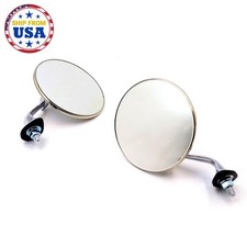 For Mg Magnette Za Zb Mark Iii Iv Pair Chrome Wing Mirror New Set 2pcs 1953- For Mg Magnette Za Zb Mark Iii Iv Pair Chrome Wing Mirror New Set 2pcs 1953-