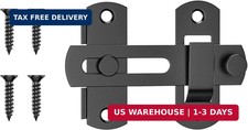 4 Inch Flip Latch Gate Latches, 180 Degree Flip Barn Door Lock Latch, Heavy Duty