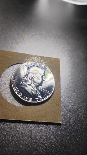 1963 50C DCAM (Proof) Franklin Half Dollar