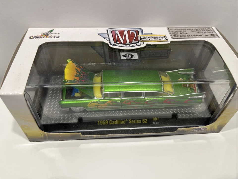 M2 MACHINES AUTO-STRETCH RODS RO1 1959 CADILLAC SERIES 62 LIMO H18 - Image 3 of 3