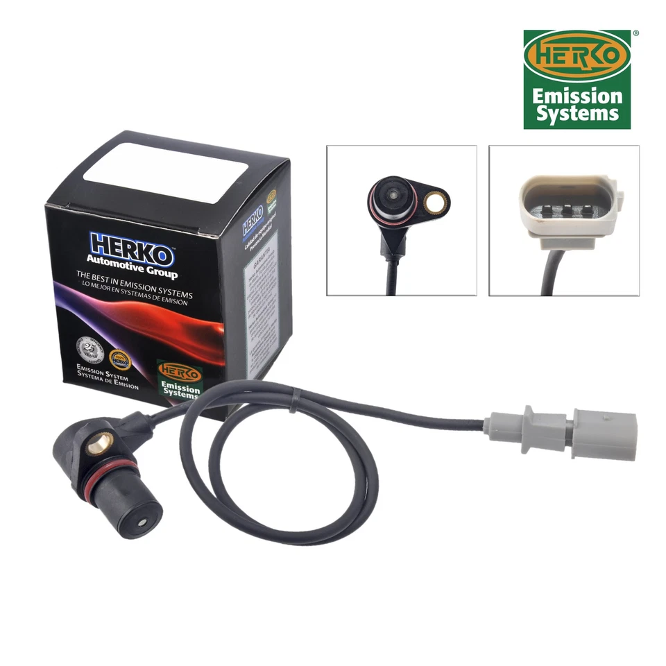 Sensor de posición del cigüeñal del motor Herko CKP2047 para Audi Volkswagen A4 1998-2006 Foto 4 de 4