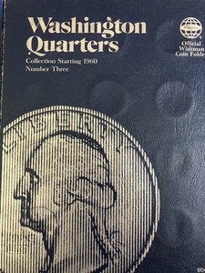 Whitman Folder # 9040 Washington Quarters Start 1960 (no coins)