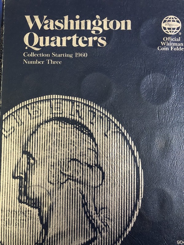 Whitman Folder # 9040 Washington Quarters Start 1960 (no coins)