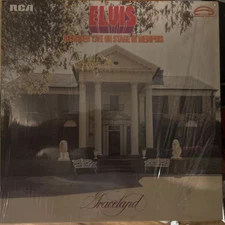 Elvis Presley Rare DJ Promo Copy Recorded Live On Stage In Memphis Vinyl Record