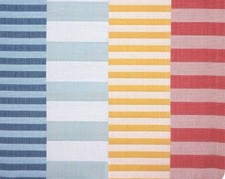 6yds Multicolor Striped Woven Upholstery Outdoor Fabric
