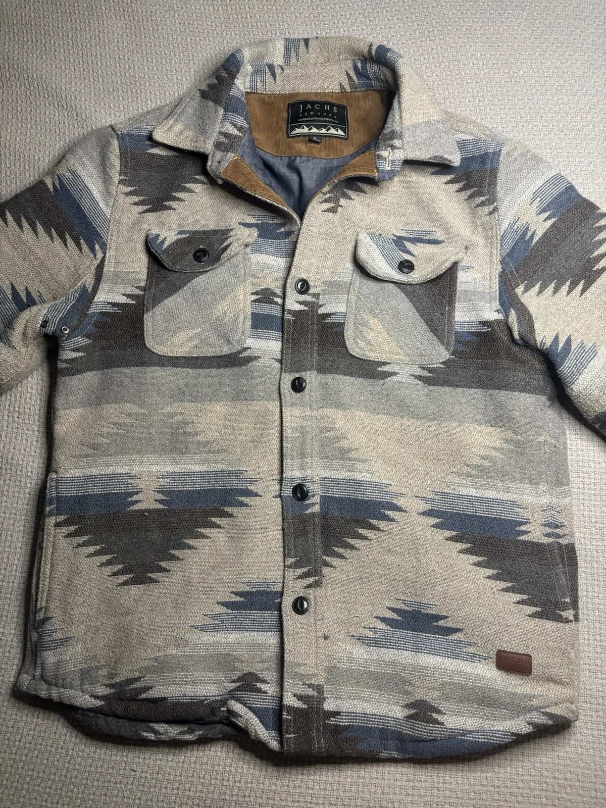 Jachs Western Fleece Lined Shacket Men's Medium Southwestern Aztec Jacket
