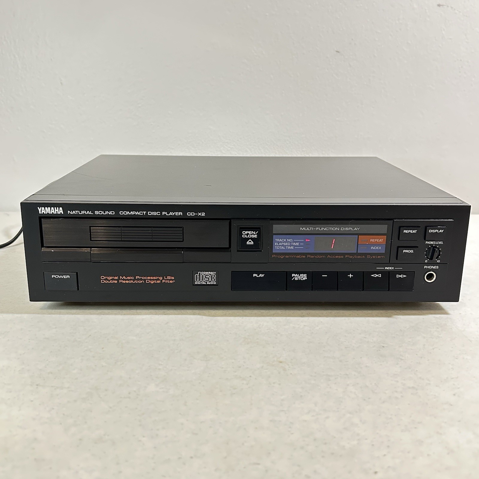 Yamaha CD-X2 Natural Sound Compact Disc Player Tested No Rem